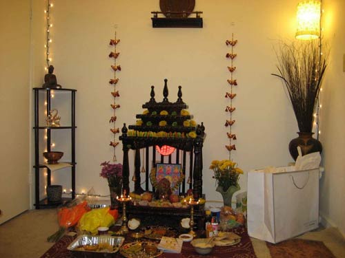 Temple in house